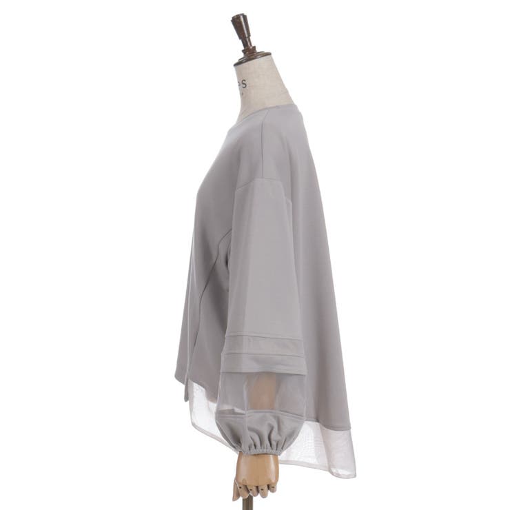 ダンボールカットシア切替プルオーバー | axes femme | 詳細画像14 