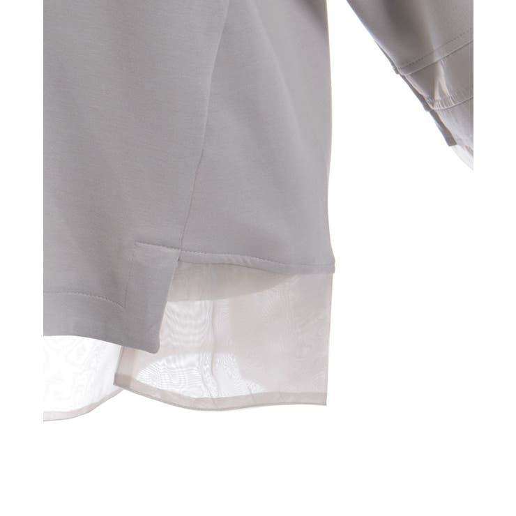 ダンボールカットシア切替プルオーバー | axes femme | 詳細画像17 