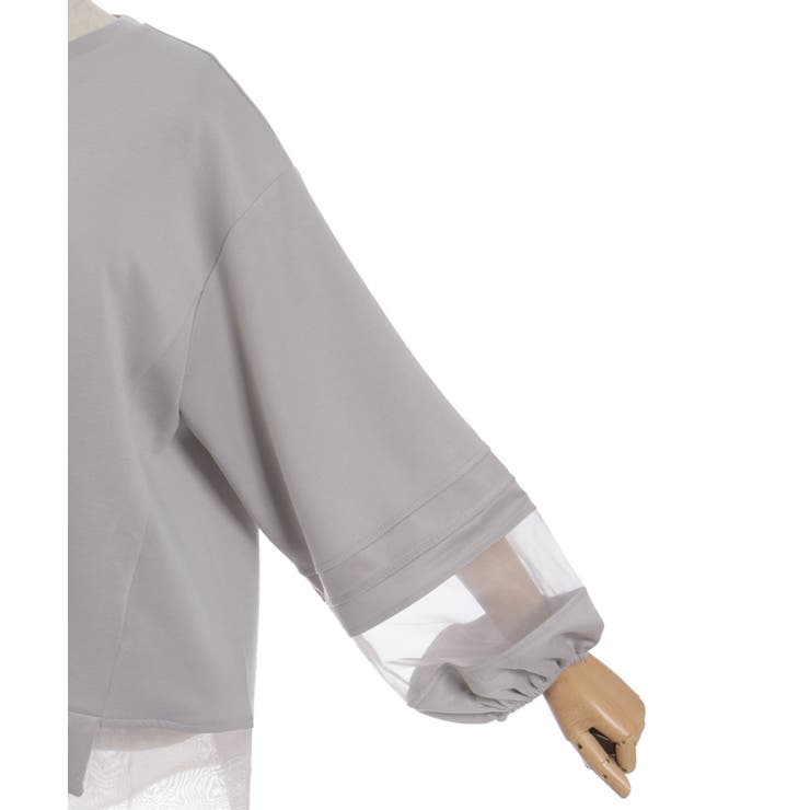 ダンボールカットシア切替プルオーバー | axes femme | 詳細画像20 