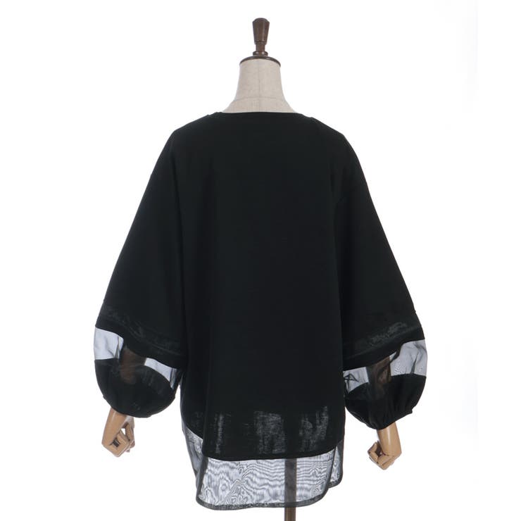 ダンボールカットシア切替プルオーバー | axes femme | 詳細画像23 