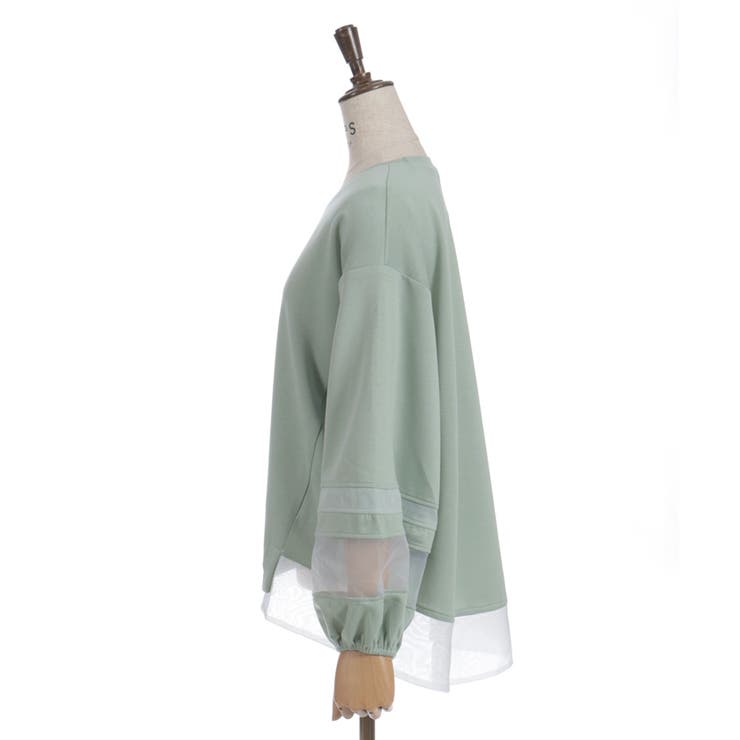 ダンボールカットシア切替プルオーバー | axes femme | 詳細画像8 