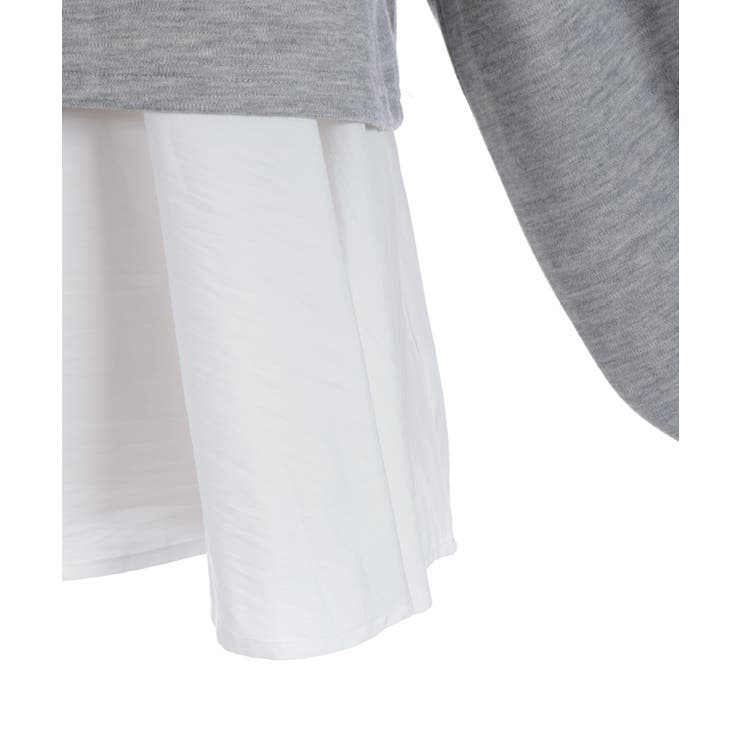 異素材レイヤードプルオーバー | axes femme | 詳細画像12 