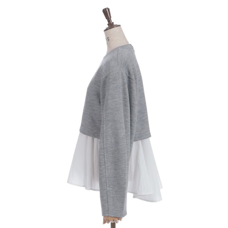 異素材レイヤードプルオーバー | axes femme | 詳細画像9 