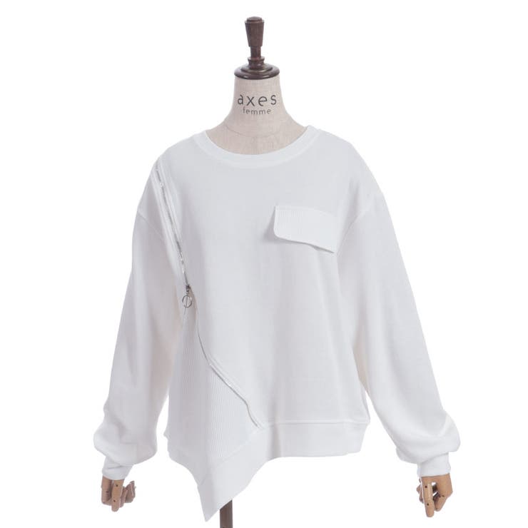 変形ジッププルオーバー | axes femme | 詳細画像15 