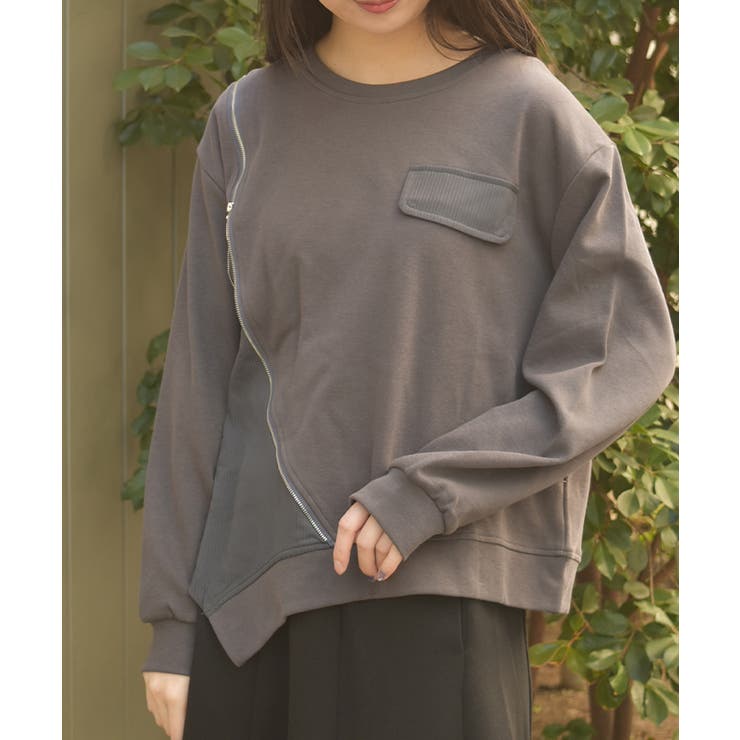 変形ジッププルオーバー | axes femme | 詳細画像5 