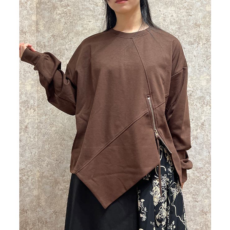 ジップデザインプルオーバー | axes femme | 詳細画像1 