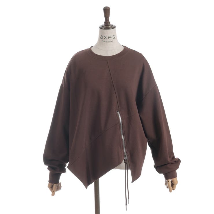 ジップデザインプルオーバー | axes femme | 詳細画像12 