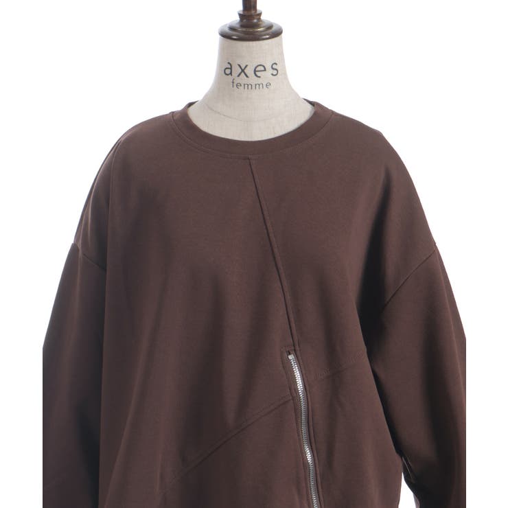 ジップデザインプルオーバー | axes femme | 詳細画像15 