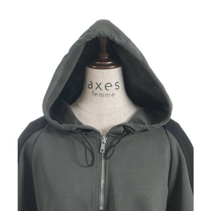 異素材配色パーカー | axes femme | 詳細画像19 