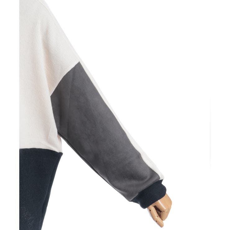 異素材切替プルオーバー | axes femme | 詳細画像10 
