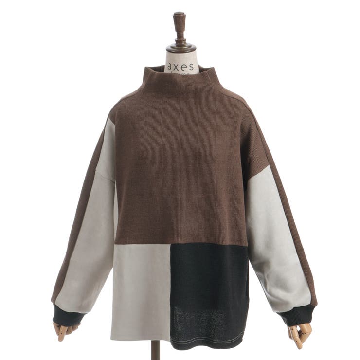 異素材切替プルオーバー | axes femme | 詳細画像11 