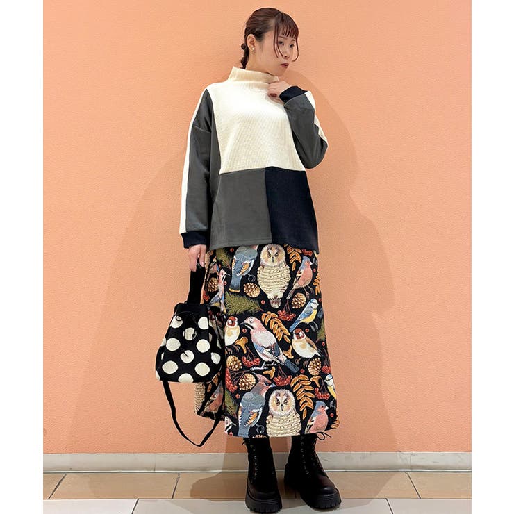 異素材切替プルオーバー | axes femme | 詳細画像2 