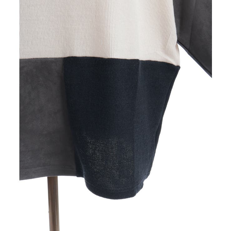 異素材切替プルオーバー | axes femme | 詳細画像7 