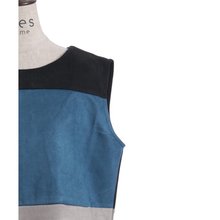 配色スエードワンピース | axes femme | 詳細画像12 