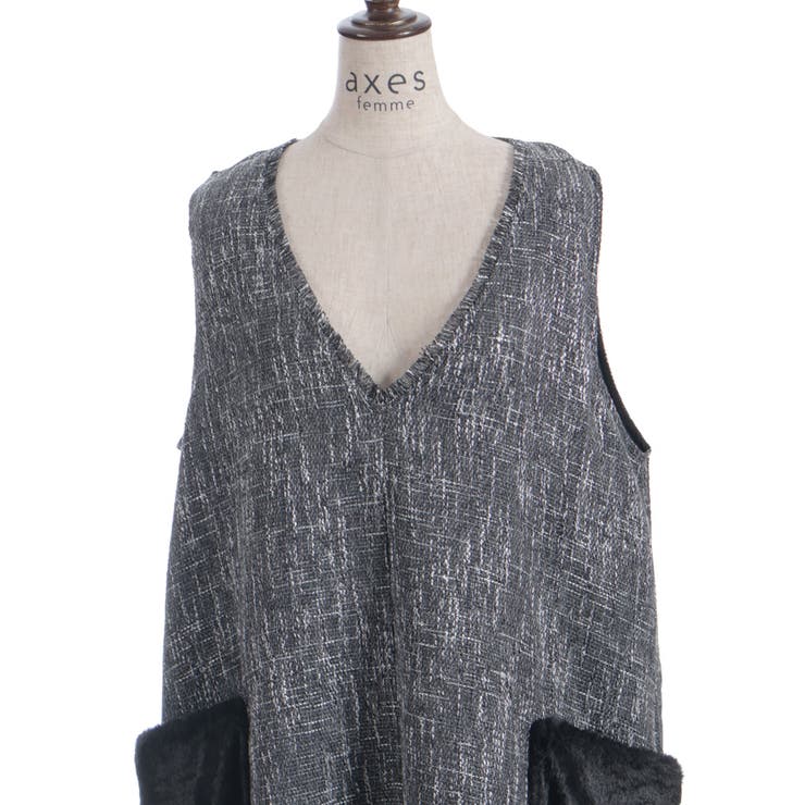 ツイードジャンスカ | axes femme | 詳細画像16 