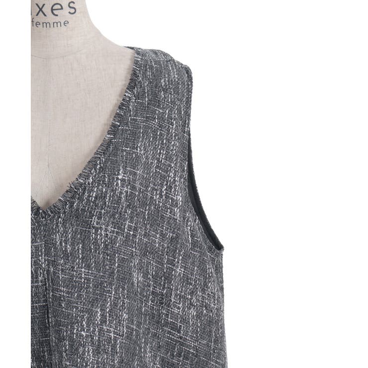 ツイードジャンスカ | axes femme | 詳細画像20 