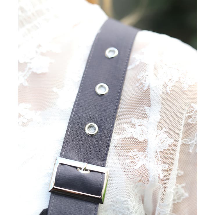 サイドプリーツジャンパースカート | axes femme | 詳細画像10 