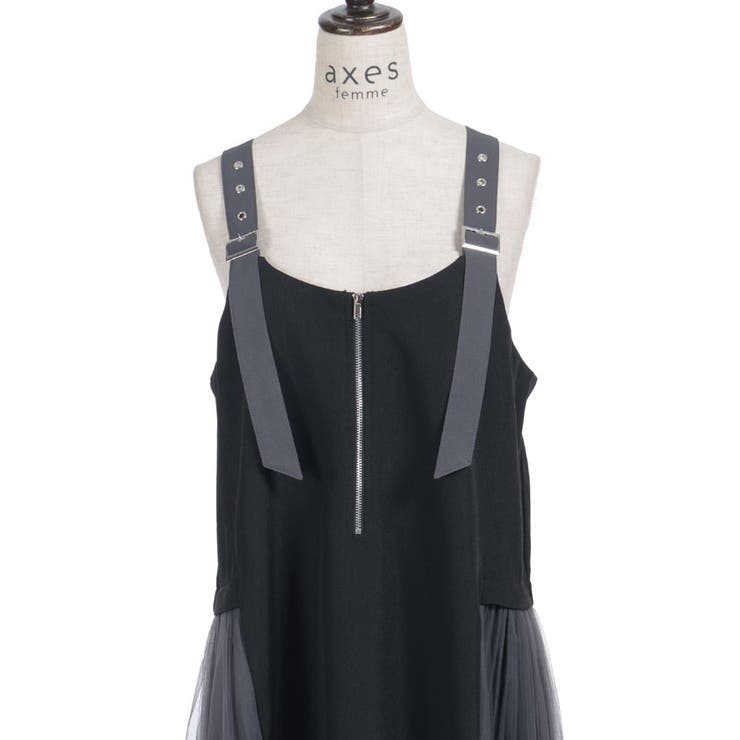 サイドプリーツジャンパースカート | axes femme | 詳細画像23 