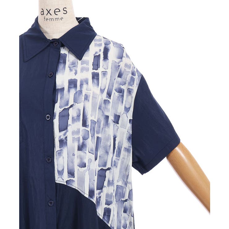 チュール重ねシャツワンピース | axes femme | 詳細画像12 