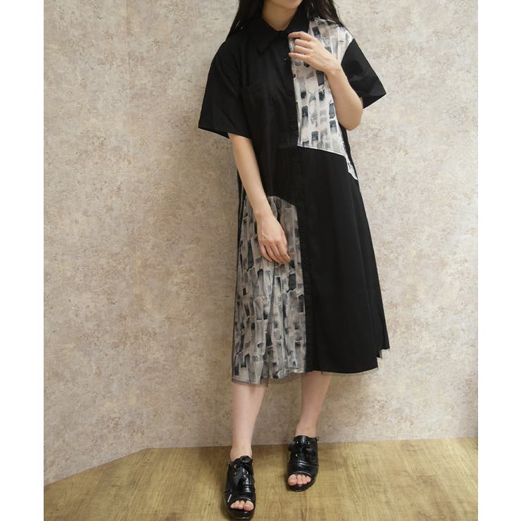 チュール重ねシャツワンピース | axes femme | 詳細画像5 