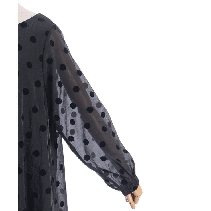 フロッキードットワンピース | axes femme | 詳細画像10 