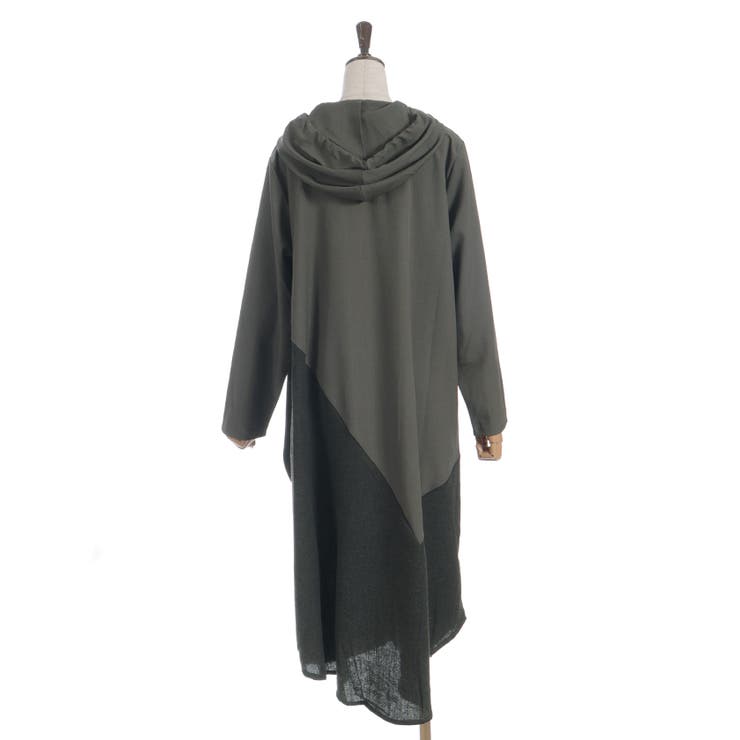 切替変形パーカーワンピース | axes femme | 詳細画像4 