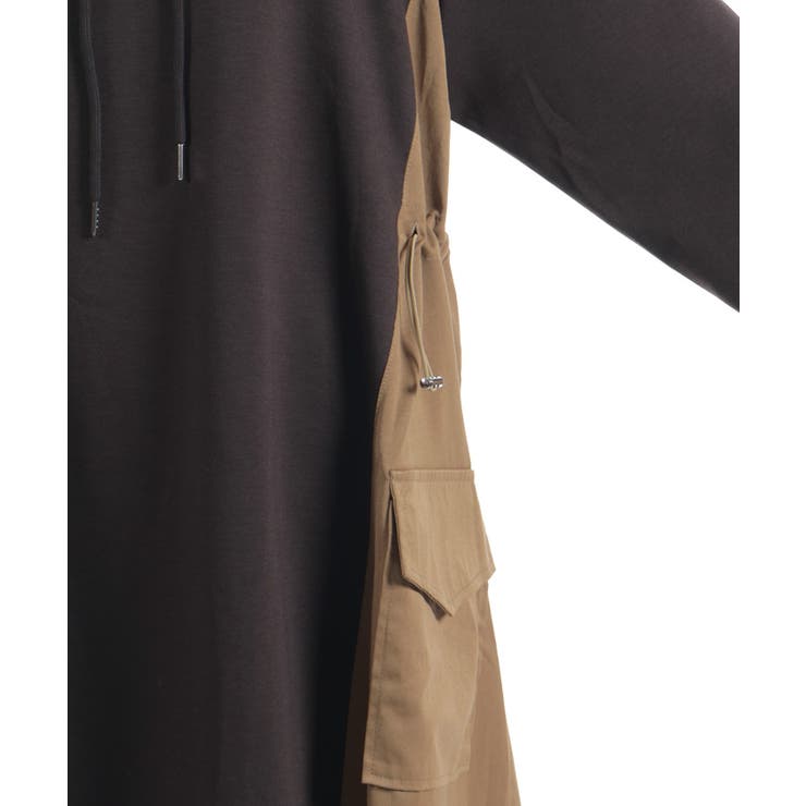 配色パーカーワンピース | axes femme | 詳細画像12 