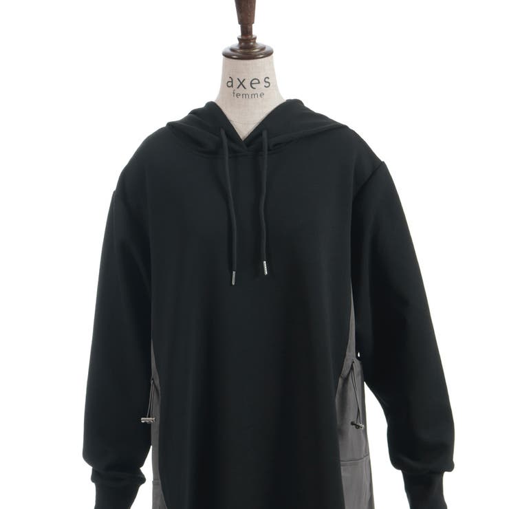 配色パーカーワンピース | axes femme | 詳細画像17 
