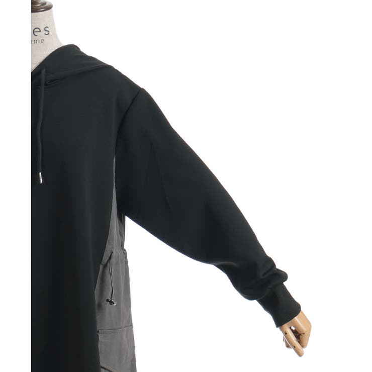 配色パーカーワンピース | axes femme | 詳細画像22 