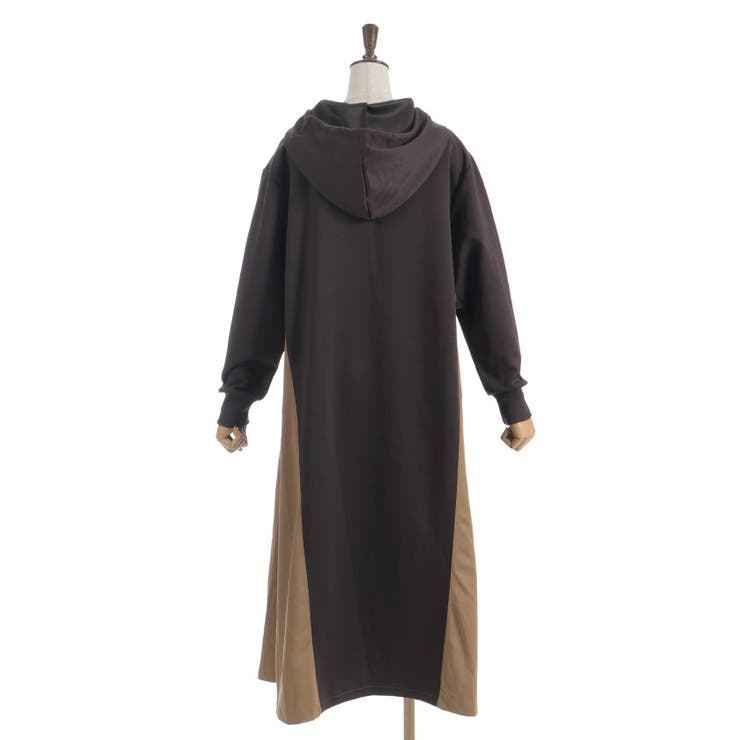 配色パーカーワンピース | axes femme | 詳細画像8 