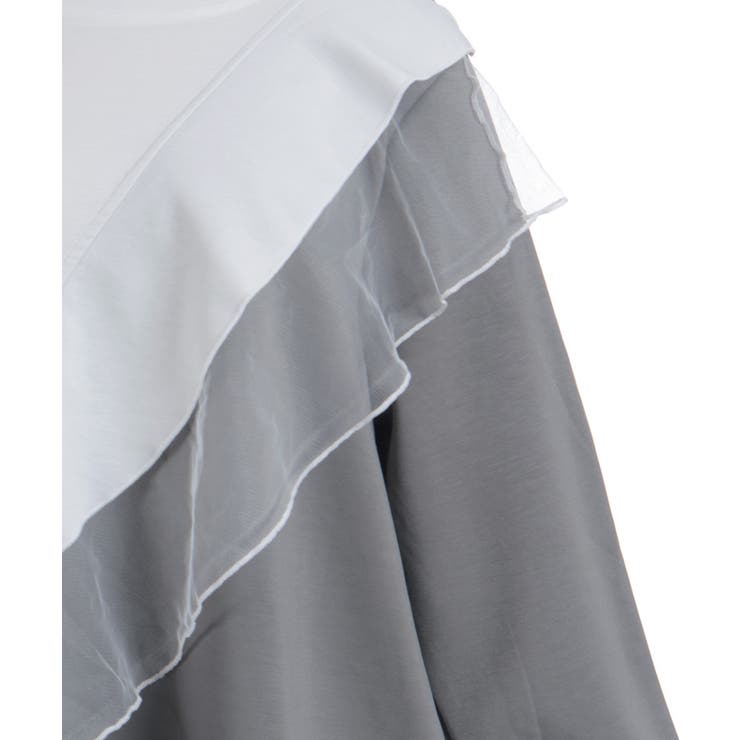 アシメフリルバイカラーワンピース | axes femme | 詳細画像23 