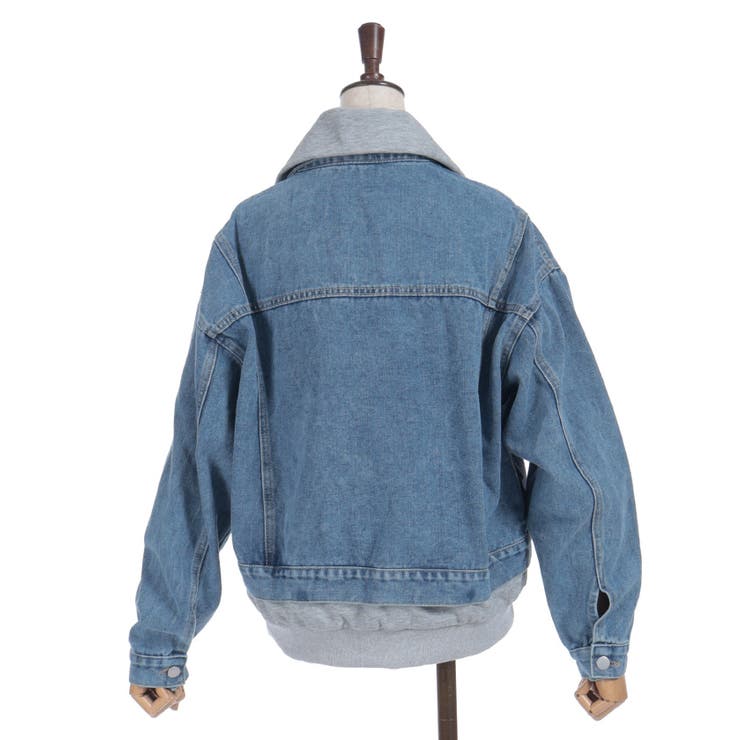 異素材レイヤードデニムジャケット | axes femme | 詳細画像15 