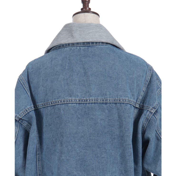 異素材レイヤードデニムジャケット | axes femme | 詳細画像19 