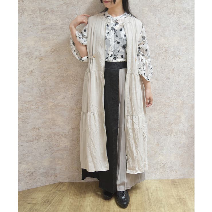 生成り | ティアードジレ | axes femme