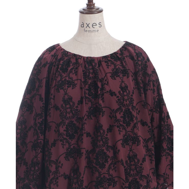 チュールフロッキーブラウス | axes femme | 詳細画像17 