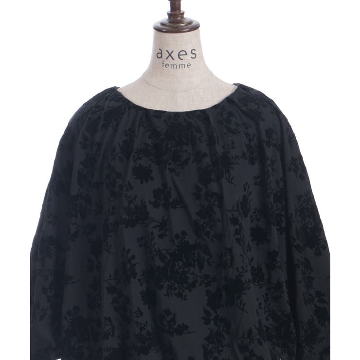 チュールフロッキーブラウス | axes femme | 詳細画像9 