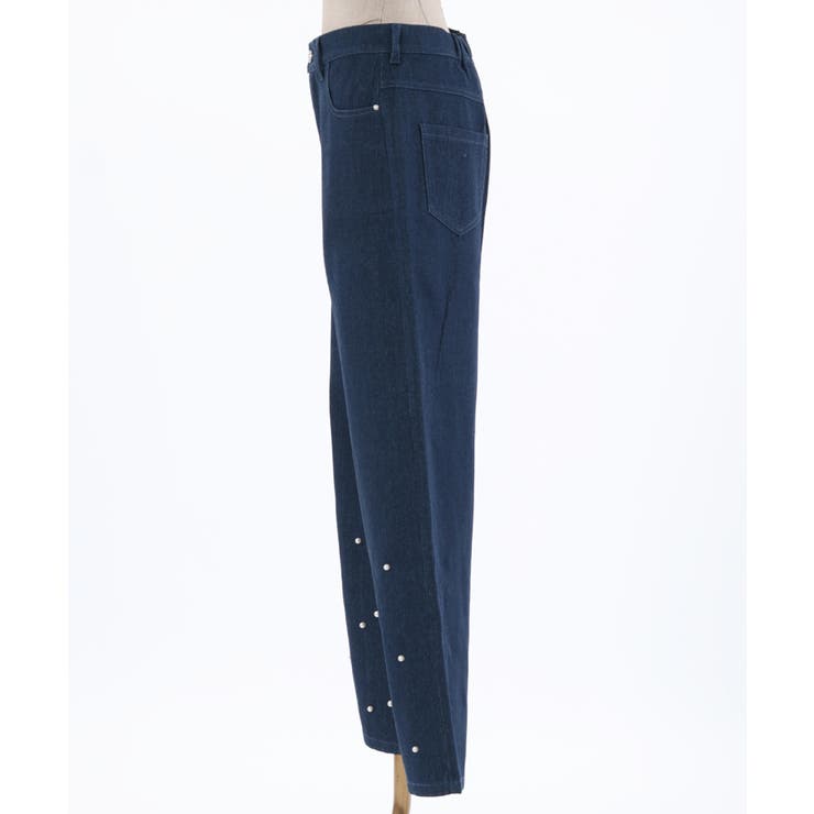 パールカシメデニムパンツ[品番：IGAW0004580]｜axes femme