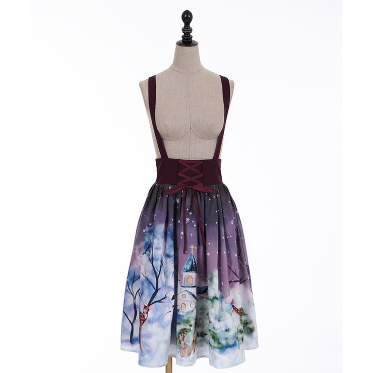 axes femme アクシーズファム　スカート　スノーフォレスト　サス付き axes femme アクシーズファムスカートスノーフォレストサス付き