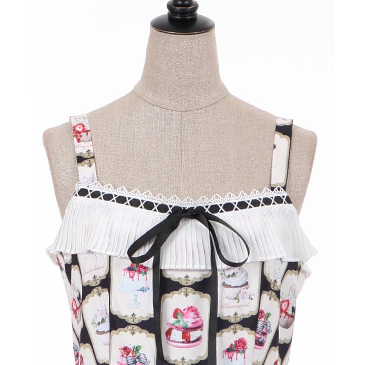 ボンボンシュクレキャミOP[品番：IGAW0000956]｜axes femme
