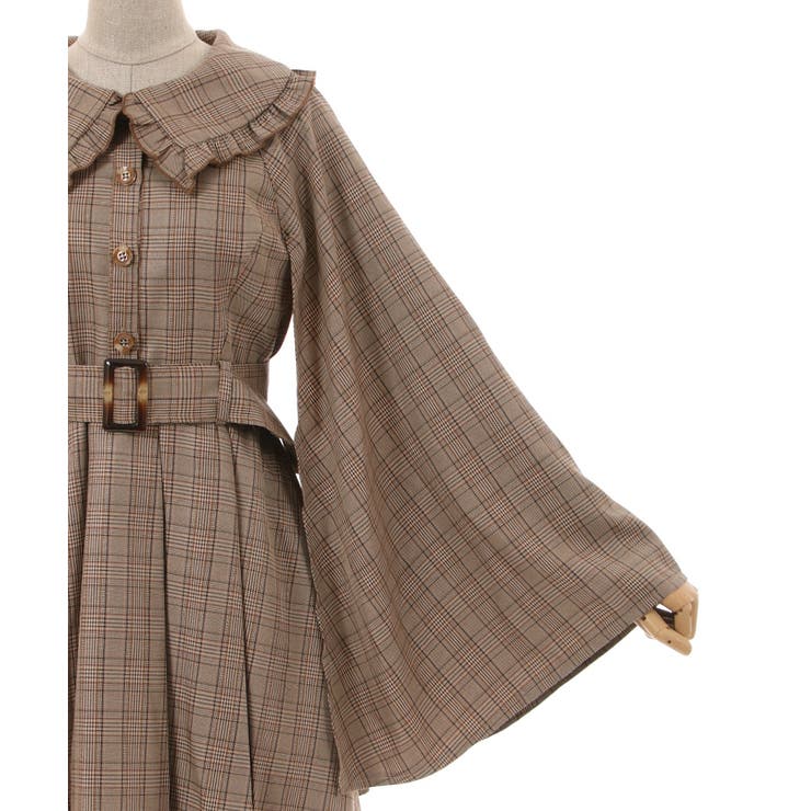 スリット袖風ノースリワンピ[品番：IGAW0003971]｜axes femme