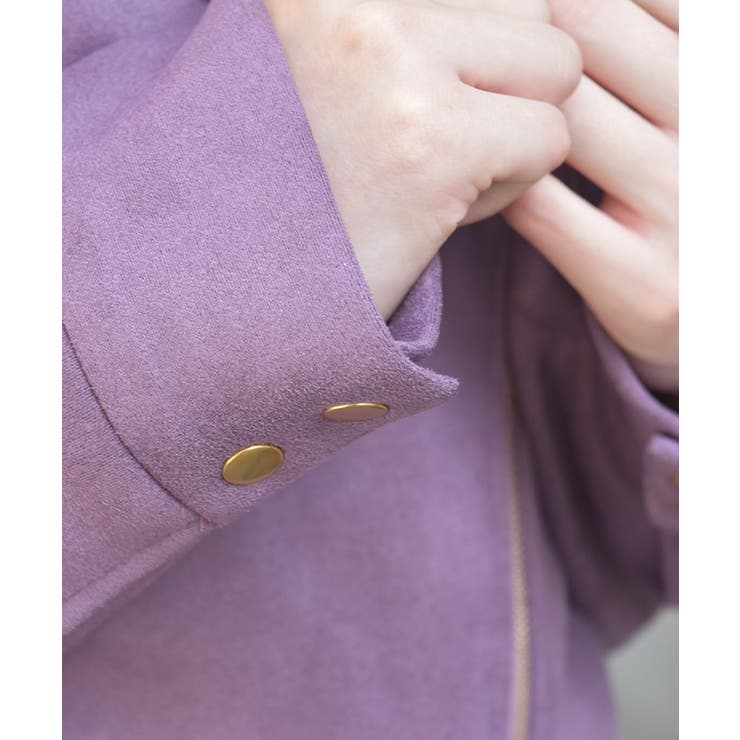 ファー襟カットスエードコート | axes femme | 詳細画像10 