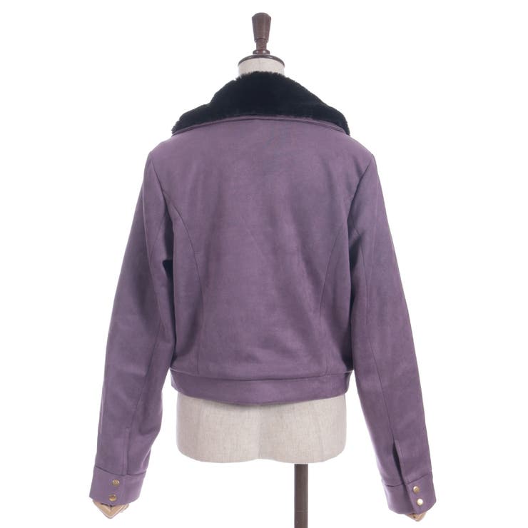 ファー襟カットスエードコート | axes femme | 詳細画像13 