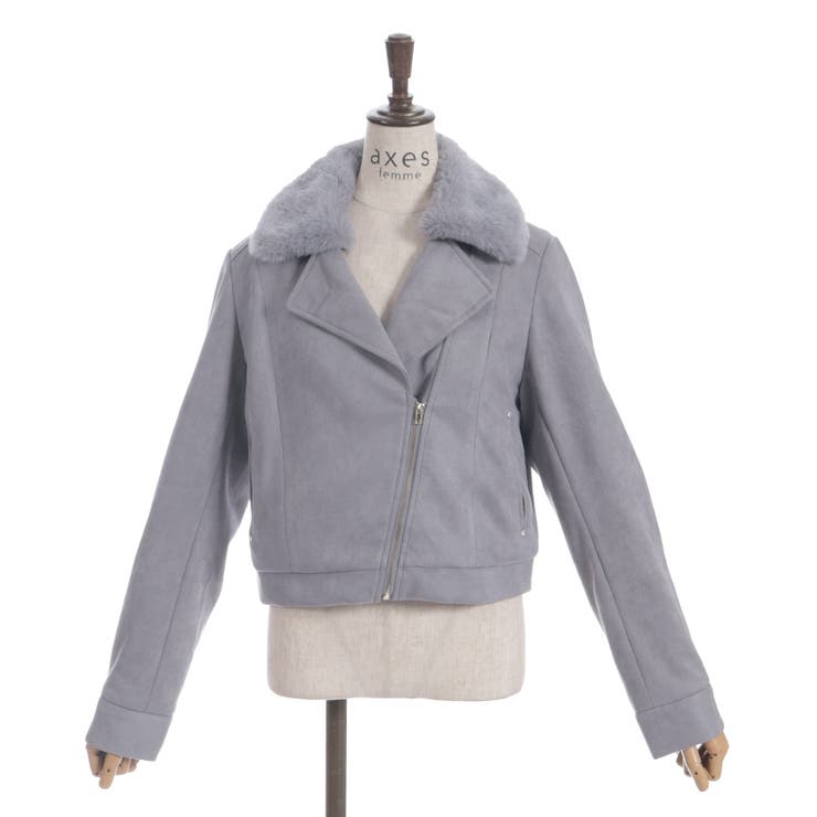 ファー襟カットスエードコート | axes femme | 詳細画像26 