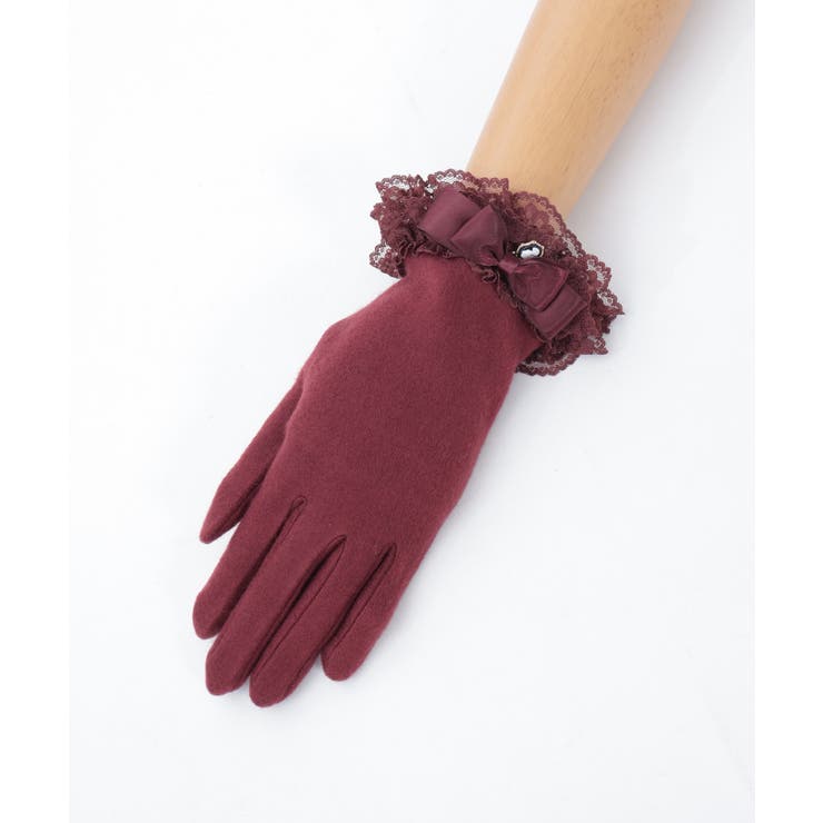 カメオリボンレースフリル手袋 | axes femme | 詳細画像7 