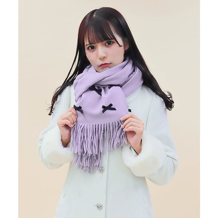 未使用】アメリカンラグシー×GIBI WEAR フリンジ ストール ポンチョ