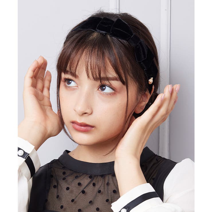 りんごチャームカチューシャ[品番：IGAW0002267]｜axes femme