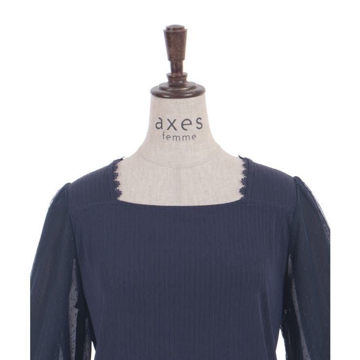 チューリップ刺繍七分袖プルオーバー | axes femme | 詳細画像25 
