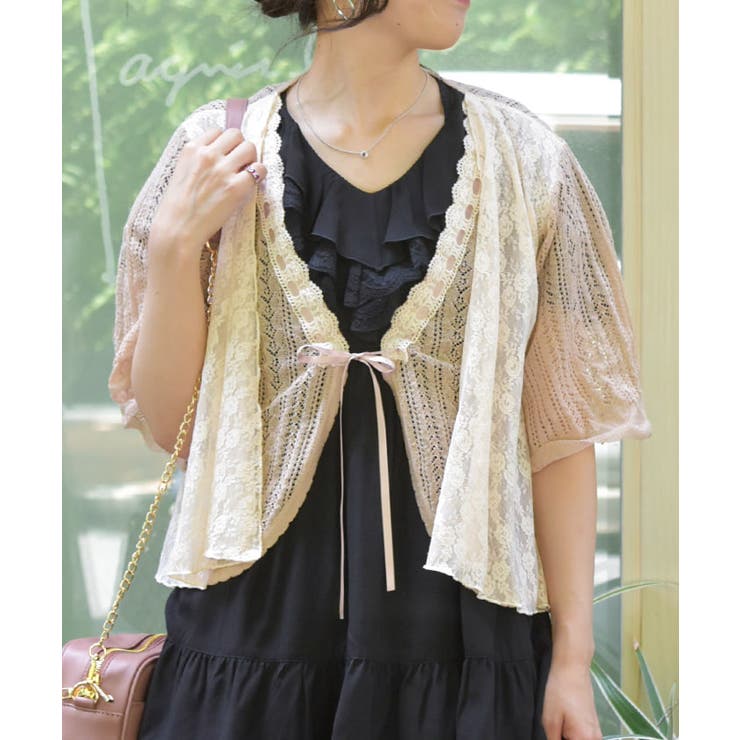 ピンク | サマーニットボレロ | axes femme