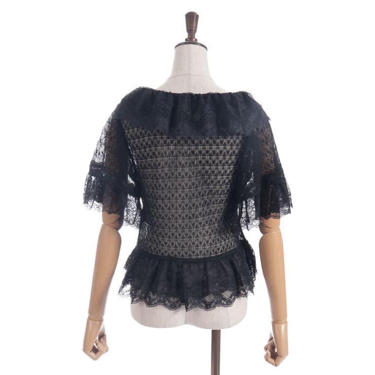 ozz angelo レースフリルボレロ レースフリルボレロ風トップス[品番：IGAW0006674]｜axes femme