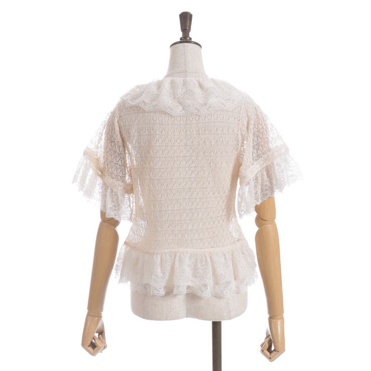 レースフリルボレロ風トップス | axes femme | 詳細画像23 